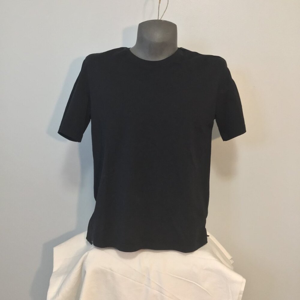 Giorgio Armani You And Me Black Crew Neck T-Shirt Size L
